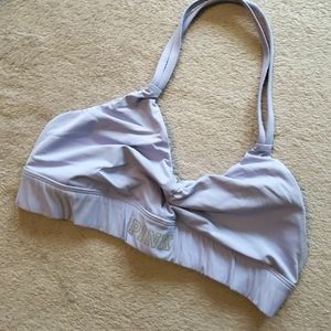 🪻HP🪻 PINK Victoria's Secret Lilac Ultimate Unlined Halter Style Sports Bra